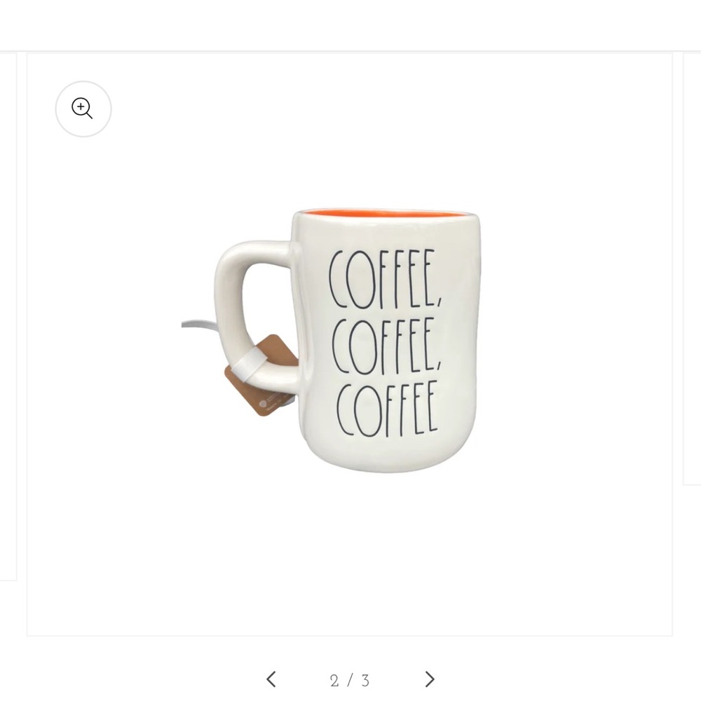 RAE DUNN Cream Ceramic Mug - GILMORE GIRLS